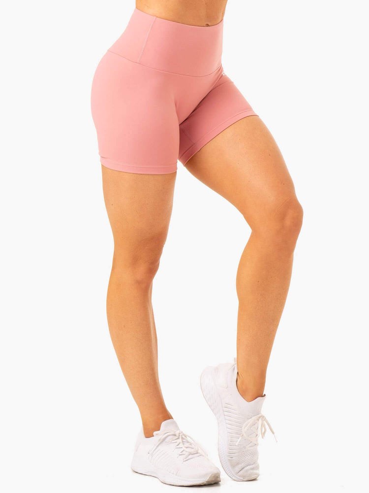 Ryderwear Vital Mid Length Scrunch Shorts Růžové | FXAD-72851