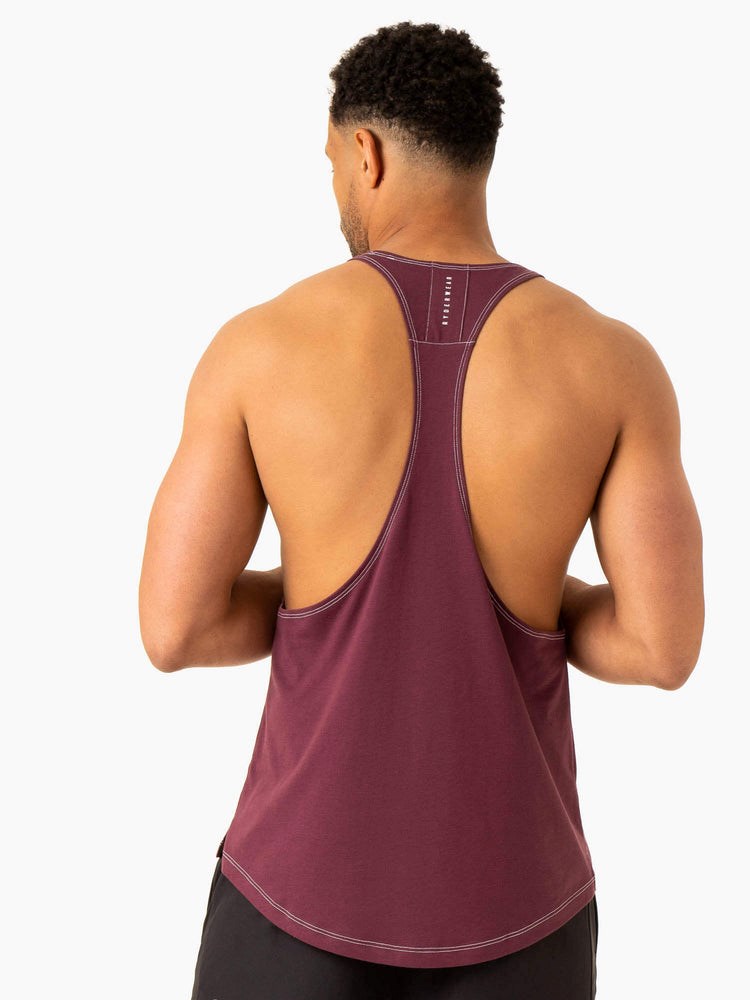 Ryderwear Vital Stringer T-Back Plum | ZXTY-57698