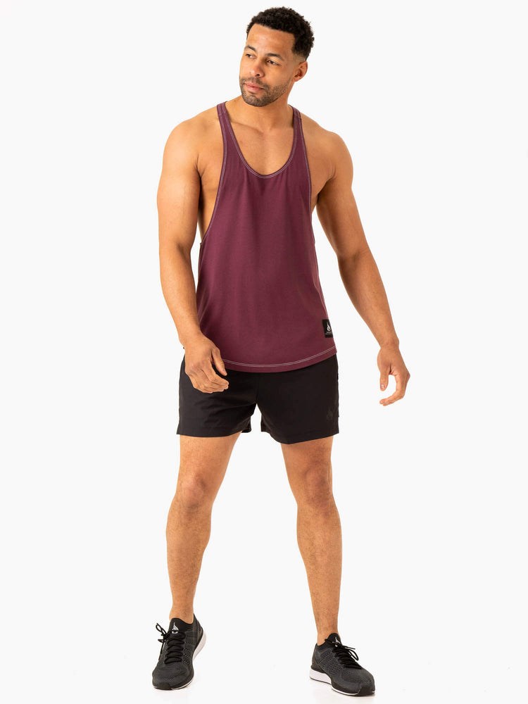 Ryderwear Vital Stringer T-Back Plum | ZXTY-57698