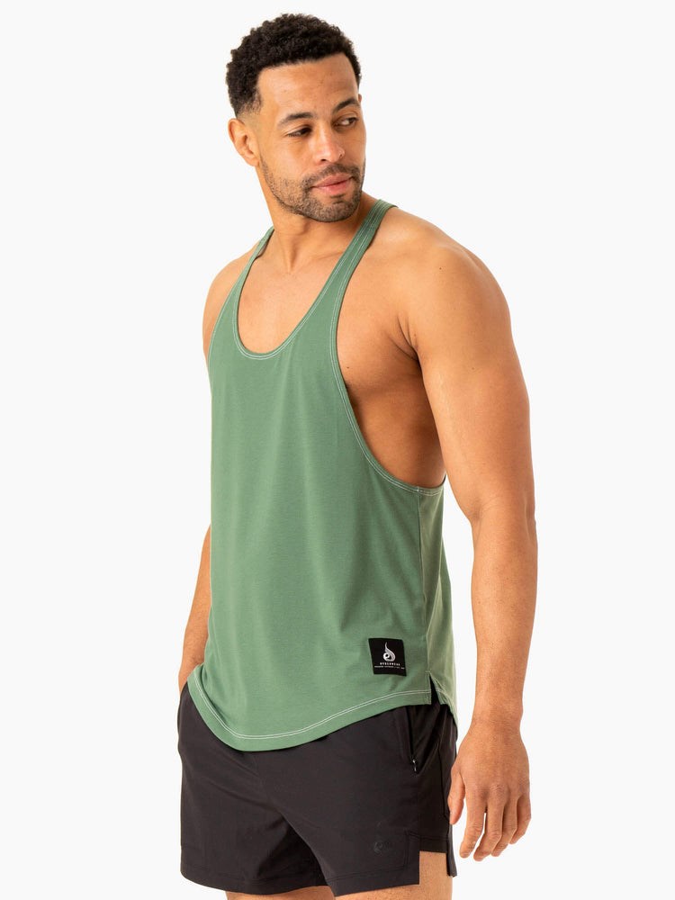 Ryderwear Vital Stringer T-Back Zelene | TJKU-41267