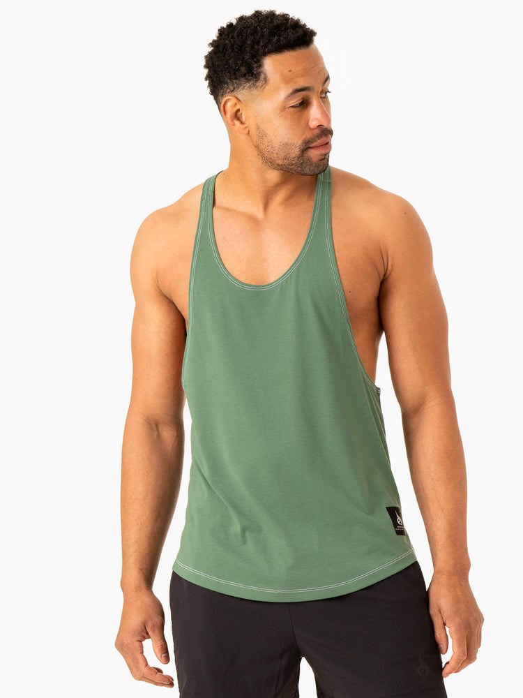 Ryderwear Vital Stringer T-Back Zelene | TJKU-41267