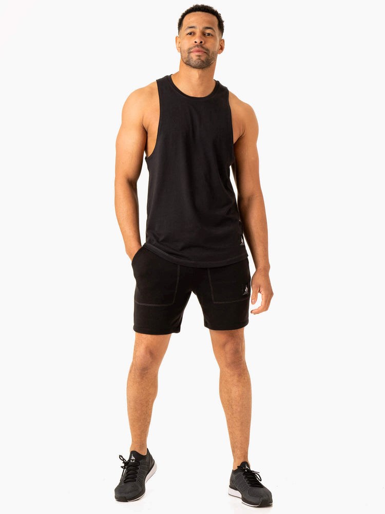 Ryderwear Vital Track Krátké Černé | YDIU-35146