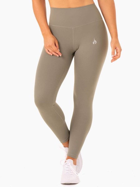 Ryderwear Base Full Length High Waisted Leggings Hnědožlutý | CPLX-82749