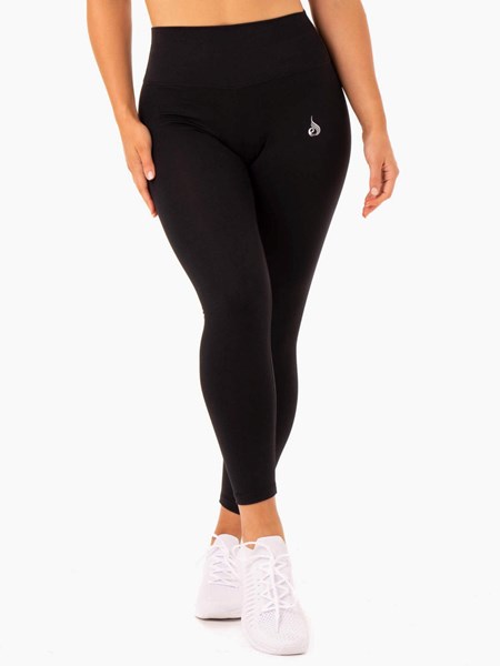 Ryderwear Base Full Length High Waisted Leggings Černé | DJKX-31879