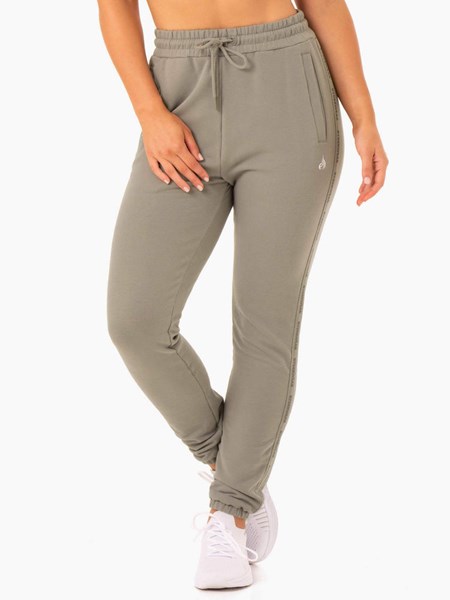 Ryderwear Base High Waisted Track Pants Hnědožlutý | AXNU-76431