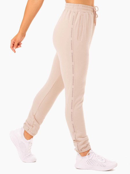 Ryderwear Base High Waisted Track Pants Mushroom | GJYF-23675