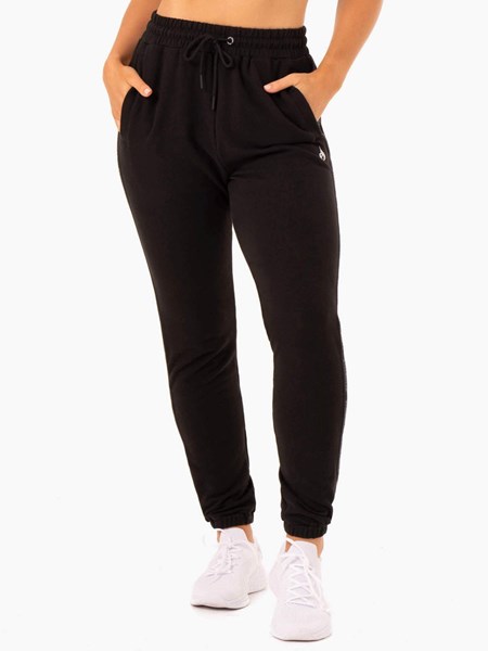 Ryderwear Base High Waisted Track Pants Černé | RVUG-01269