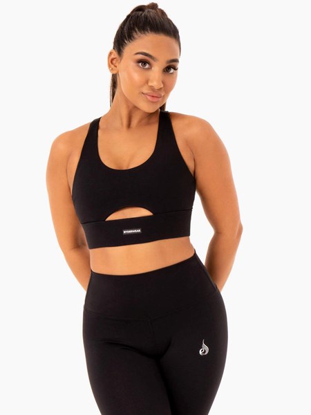 Ryderwear Base Racer Back Sports Bra Černé | UISQ-54628