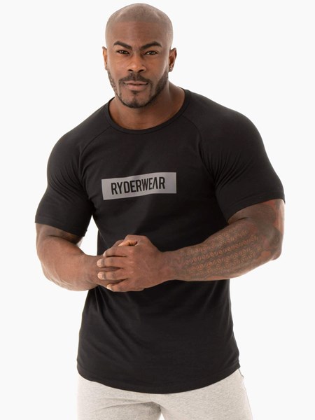 Ryderwear Base T-Shirt Černé | QHKR-20387