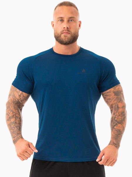 Ryderwear Breeze T-Shirt Tmavě Blankyt | JDGM-70185