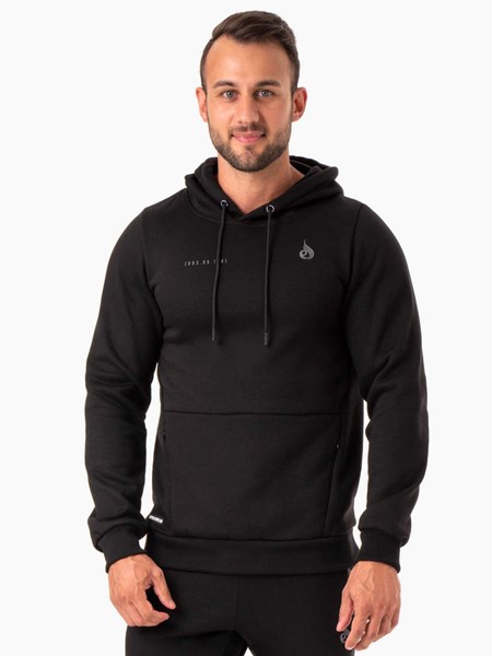 Ryderwear Camo Tech Pullover Hoodie Černé | ZJXB-07829