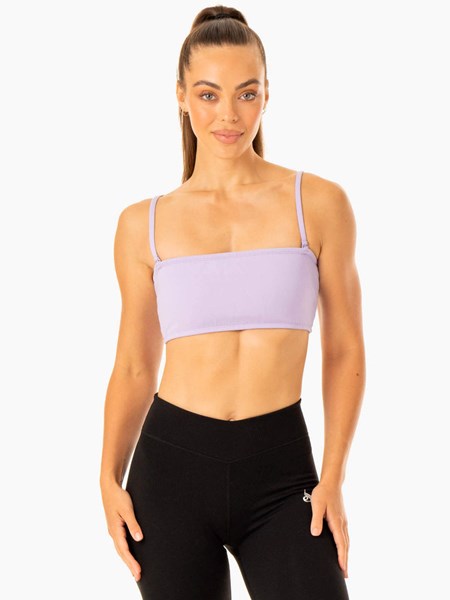 Ryderwear Convertible Bandeau Sports Bra Levandule | DBCP-69173