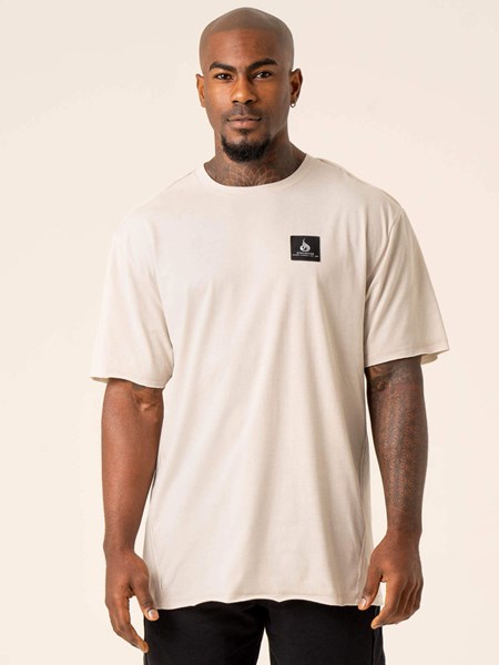 Ryderwear Dynamic Oversized T-Shirt Stone | TEHB-46305