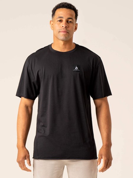 Ryderwear Dynamic Oversized T-Shirt Černé | LRQS-18345