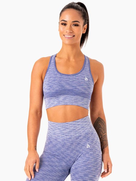 Ryderwear Evolve Seamless Longline Sports Bra Blankyt | IOQT-91874