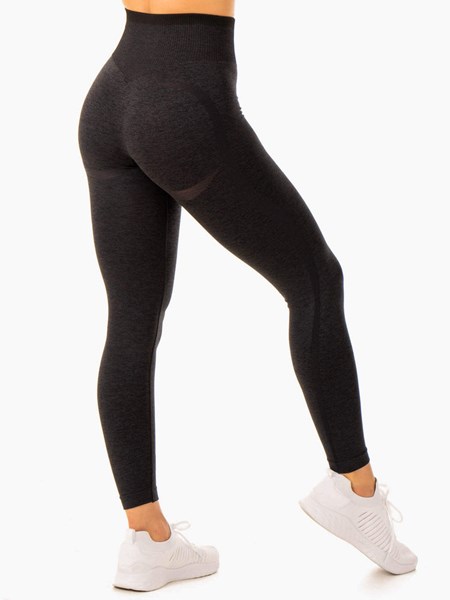 Ryderwear Excel Seamless High Waisted Leggings Černé | BKGX-08476