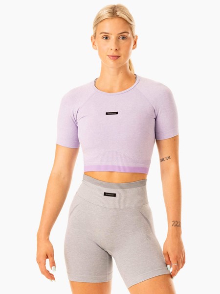 Ryderwear Excel Seamless T-Shirt Levandule | OUTY-07364