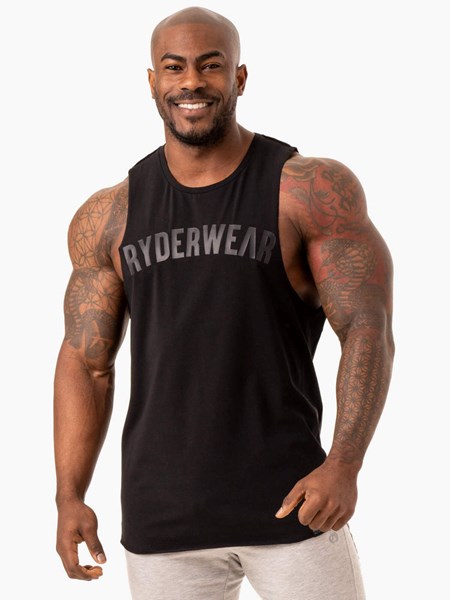 Ryderwear Force Baller Tank Černé | QNYT-81603