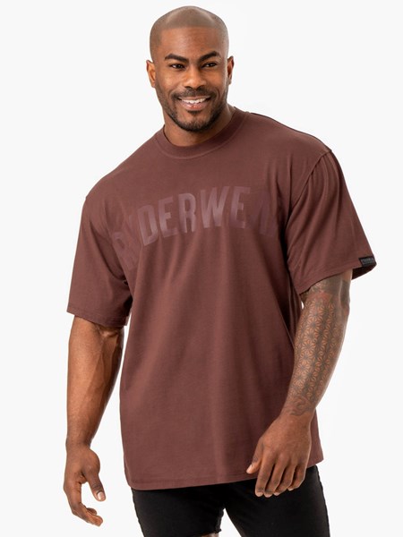 Ryderwear Force Oversized T-Shirt Brick | WTDX-10894