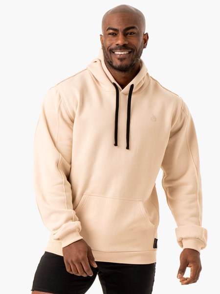 Ryderwear Force Pullover Hoodie Sand | ZXAJ-50261