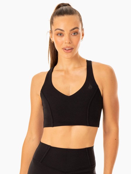 Ryderwear Form Sports Bra Černé | RKZN-15830