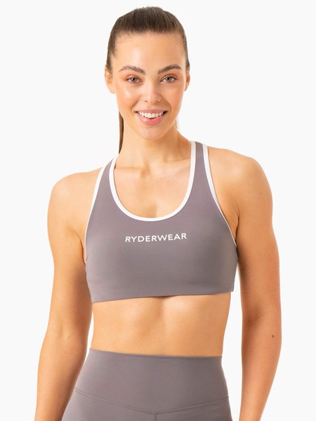 Ryderwear Frequency High Impact Sports Bra Šedé | FMOR-35089