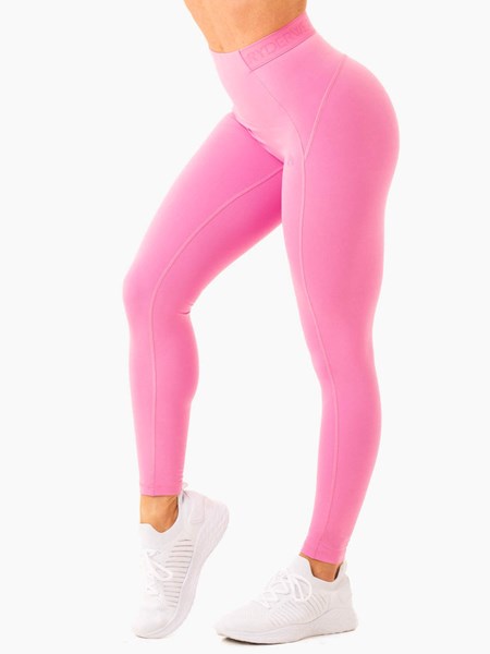 Ryderwear Level Up High Waisted Scrunch Leggings Růžové | HVKY-60581