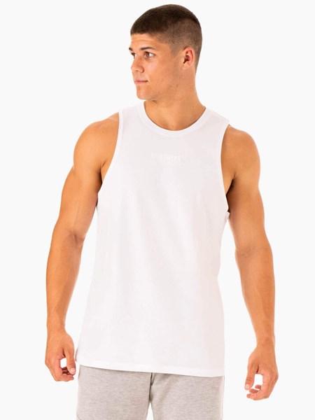 Ryderwear Limitless Baller Tank Bílé | QWYL-02658