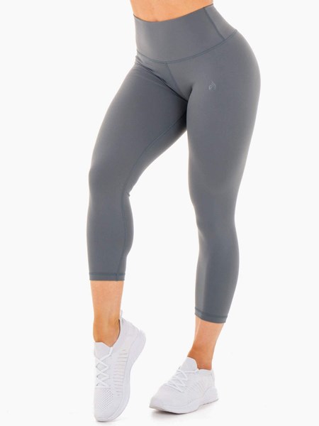 Ryderwear Motion High Waisted 7/8 Leggings Charcoal | CGZM-25017