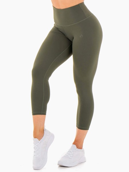 Ryderwear Motion High Waisted 7/8 Leggings Hnědožlutý | JZBR-47216