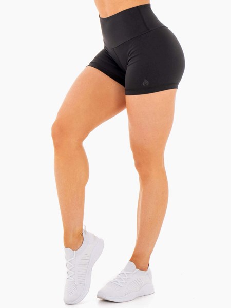 Ryderwear Motion High Waisted Shorts Černé | EKDJ-45380