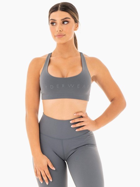 Ryderwear Motion Sports Bra Charcoal | HVNB-19763