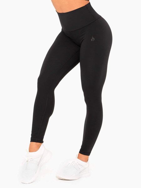 Ryderwear NKD High Waisted Leggings Černé | YQUR-64087