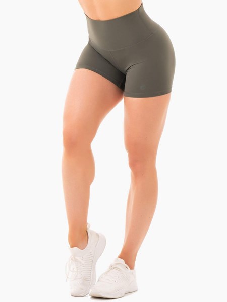 Ryderwear NKD High Waisted Shorts Hnědožlutý | QKJA-75439