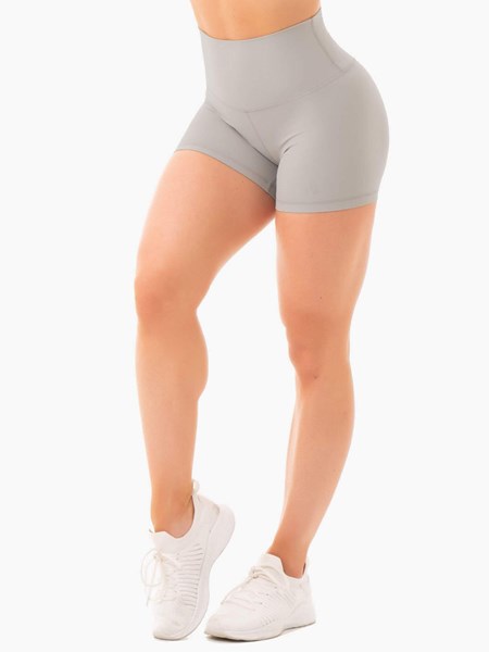 Ryderwear NKD High Waisted Shorts Šedé | VHBU-51728