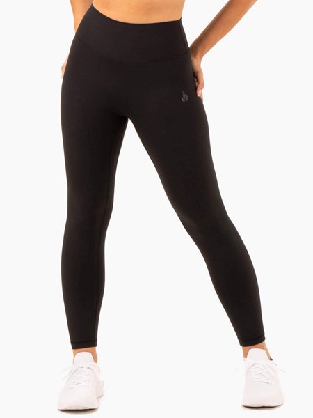 Ryderwear NKD Refine High Waisted Leggings Černé | VUFN-84736