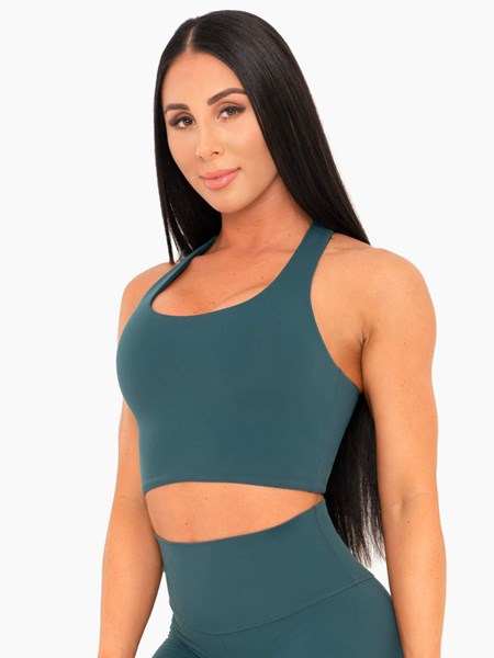 Ryderwear NKD Sports Bra Teal | EZSP-48756