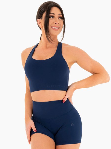 Ryderwear NKD Sports Bra Tmavě Blankyt | POQJ-69328