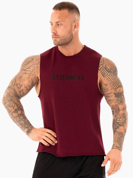 Ryderwear Performance Baller Tank Vínové | VAIR-45067