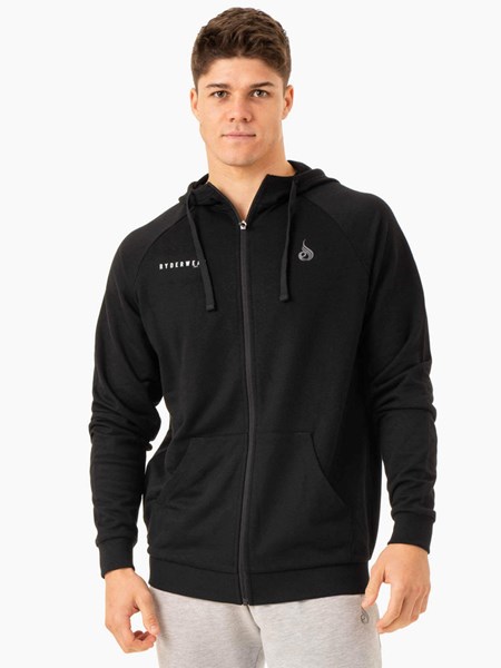 Ryderwear Pursuit Zip Up Hoodie Černé | BGLS-95864