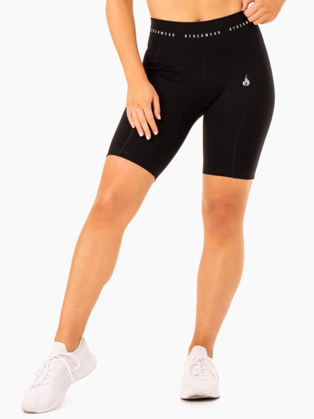 Ryderwear Reflex High Waisted Bike Shorts Černé | LDIQ-48160