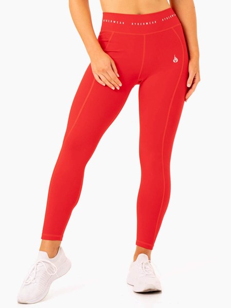 Ryderwear Reflex High Waisted Leggings Červené | ATEW-65931