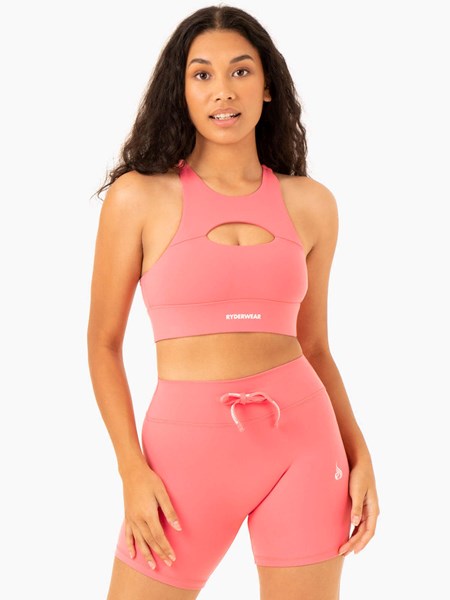 Ryderwear Replay Cut Out Sports Bra Koralove | NBRO-85743