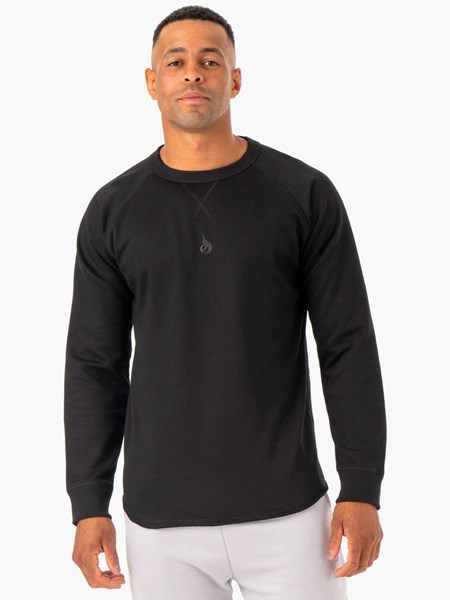 Ryderwear Restore Crew Neck Černé | XLIG-90643