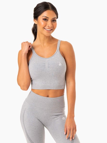 Ryderwear Sculpt Seamless Tank Šedé | NCSD-74519