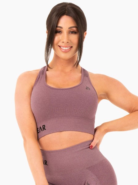 Ryderwear Seamless Staples Sports Bra Fialové | JPCK-50319