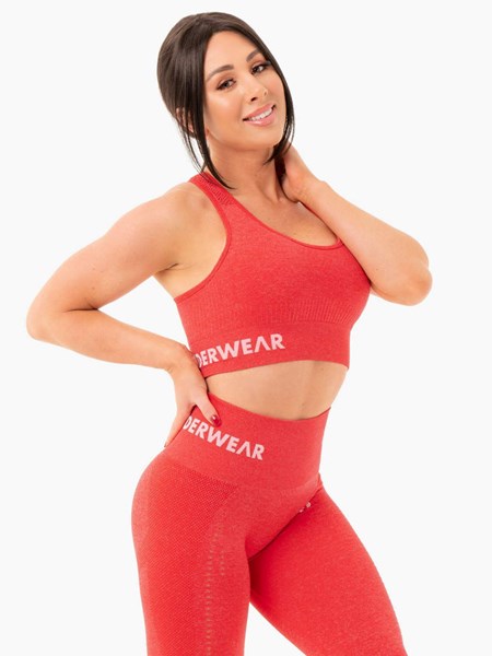 Ryderwear Seamless Staples Sports Bra Červené | KRBU-24598