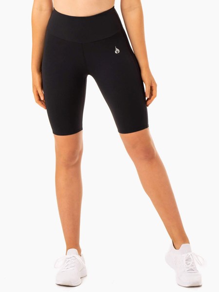 Ryderwear Staples Scrunch Bum Bike Shorts Černé | OPHX-71324