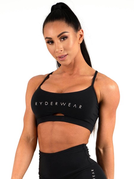 Ryderwear Staples Sports Bra Černé | YEBL-49802