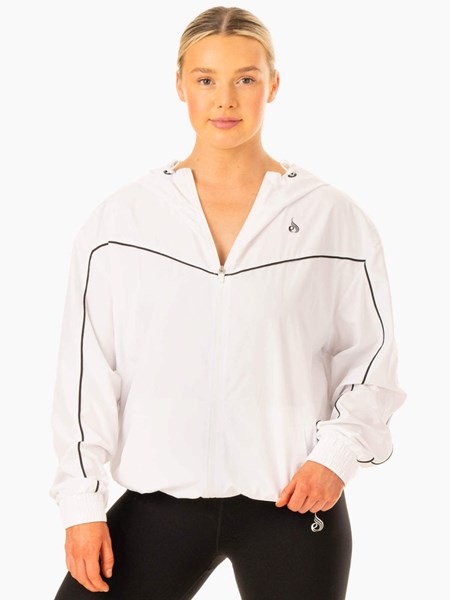 Ryderwear Ultimate Windbreaker Bílé | DUER-36824